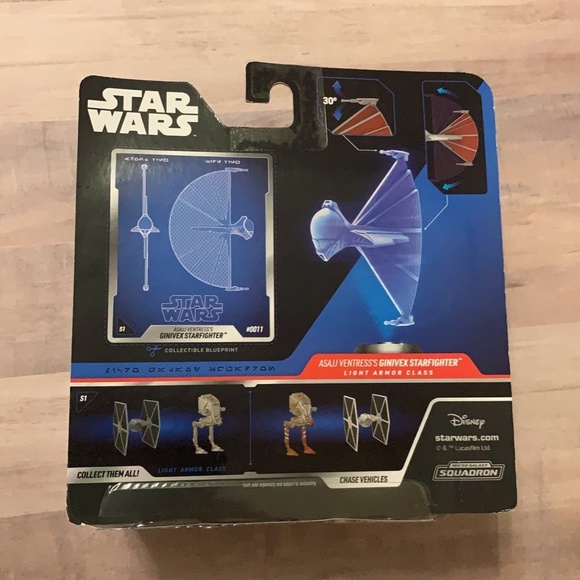 Star Wars Micro Galaxy Squadron Asajj Ventress’s Ginivex Starfighter - Picture 7 of 10